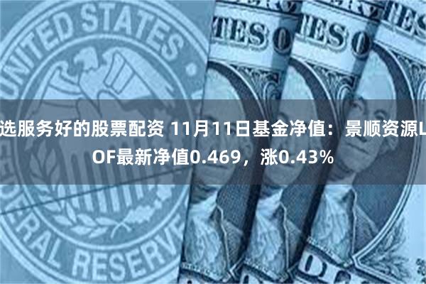 选服务好的股票配资 11月11日基金净值：景顺资源LOF最新净值0.469，涨0.43%