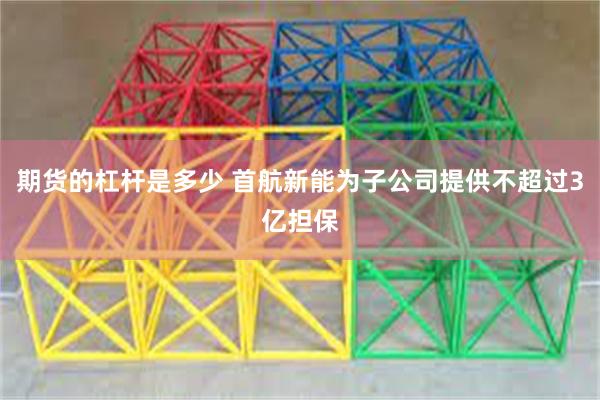 期货的杠杆是多少 首航新能为子公司提供不超过3亿担保